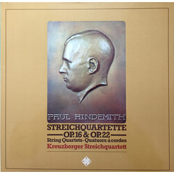 Paul Hindemith / Kreuzberger Streichquartett Streichquartette Op. 16 & Op. 22 Vinyl LP USED