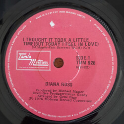 Diana Ross I Thought It Took A Little Time (But Today I Feel In Love) USED VINYL 7INCH 45 RPM