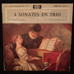 Jean-Baptiste Loeillet / Joseph Ponticelli / Patrice Fontanarosa / Jean-Louis Petit 4 Sonates En Trio Vinyl LP USED