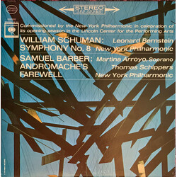 William Schuman / Leonard Bernstein / New York Philharmonic / Samuel Barber / Martina Arroyo / Thomas Schippers Symphony No. 8 / Andomache´s Farewell 