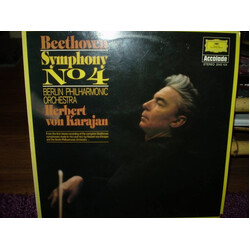 Ludwig van Beethoven / Berliner Philharmoniker / Herbert von Karajan Symphony No. 4 Vinyl LP USED