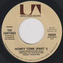 The Ventures Honky Tonk (Part I) USED VINYL 7INCH 45 RPM SINGLE STYRENE
