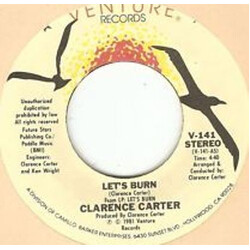 Clarence Carter Let's Burn / If I Stay USED VINYL 7INCH SINGLE