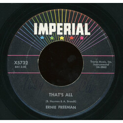 Ernie Freeman That's All USED VINYL 7INCH 45 RPM SINGLE
