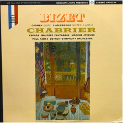 Georges Bizet / Emmanuel Chabrier / Paul Paray / Detroit Symphony Orchestra Carmen Suite / L'Arlésienne Suites 1 And 2 / España / Bourrée Fantastque /