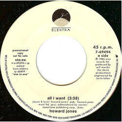 Howard Jones All I Want Vinyl 7" USED