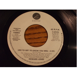 Howard Jones Like To Get To Know You Well Vinyl 7" USED