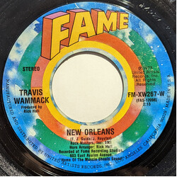 Travis Wammack New Orleans USED VINYL 7INCH 45 RPM SINGLE STYRENE