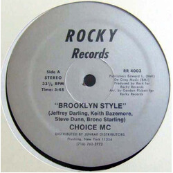 Choice MC's Brooklyn Style USED VINYL 12INCH 33 S RPM
