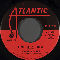 Solomon Burke Time Is A Thief / Keep A Light In The Window Till I Come Home Vinyl 7" USED