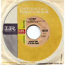 Georgie Fame & The Blue Flames Sitting In The Park / Last Night USED VINYL 7INCH 45 RPM SINGLE PROMO