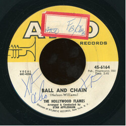 The Hollywood Flames Ball And Chain USED VINYL 7INCH 45 RPM