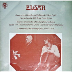Sir Edward Elgar Elgar Conducts Elgar Vinyl LP USED