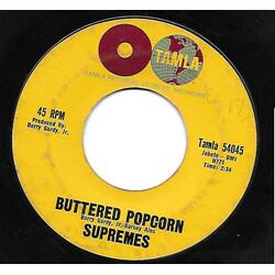 The Supremes Buttered Popcorn / Who's Loving You USED VINYL 7INCH 45 RPM SINGLE STYRENE