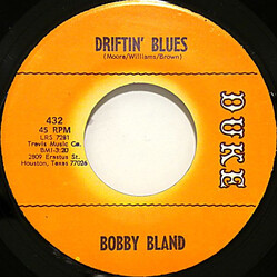 Bobby Bland Driftin' Blues /  If You Could Read My Mind Vinyl 7" USED