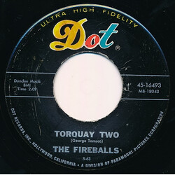 The Fireballs Torquay Two / Peg Leg USED VINYL 7INCH 45 RPM STYRENE