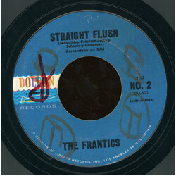 The Frantics Straight Flush USED VINYL 7INCH 45 RPM SINGLE STYRENE