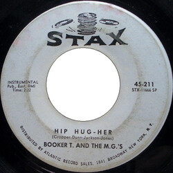 Booker T & The MG's Hip Hug-Her USED VINYL 7INCH 45 RPM SINGLE