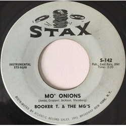 Booker T & The MG's Mo' Onions / Tic-Tac-Toe Vinyl 7" USED