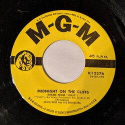 David Rose & His Orchestra Midnight On The Cliffs / Holiday For Trombones USED VINYL 7INCH 45 RPM
