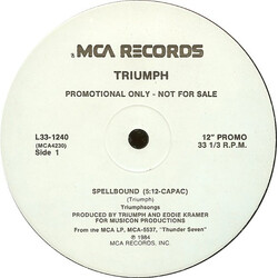 Triumph (2) Spellbound VINYL 12" USED