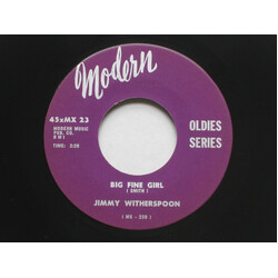 Jimmy Witherspoon No Rollin Blues / Big Fine Girl USED VINYL 7INCH 45 RPM REISSUE