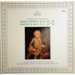 Wolfgang Amadeus Mozart / Thomas Brandis / Karlheinz Zöller / Waldemar Döling / Wolfgang Boettcher Sonaten KV 10-15 Vinyl LP USED