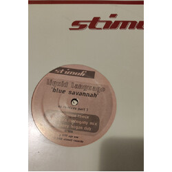 Liquid Language Blue Savannah (Remixes) VINYL 12" USED