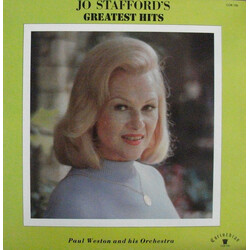 Jo Stafford / Paul Weston And His Orchestra Jo Stafford's Greatest Hits Vinyl LP USED