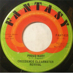 Creedence Clearwater Revival Proud Mary / Born On The Bayou USED VINYL 7INCH 45 RPM SINGLE