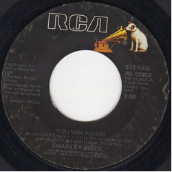 Charley Pride You Win Again USED VINYL 7INCH SINGLE STYRENE