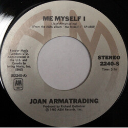 Joan Armatrading Me Myself I / When You Kisses Me USED VINYL 7INCH 45 RPM SINGLE