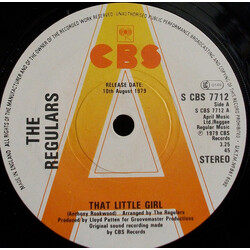 The Regulars That Little Girl USED VINYL 7INCH 45 RPM PROMO