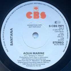 Santana You Know That I Love You / Aqua Marine USED VINYL 7INCH 45 RPM SINGLE PROMO STEREO