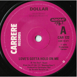 Dollar Love's Gotta Hold On Me USED VINYL 7INCH 45 RPM SINGLE