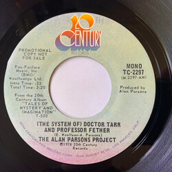 The Alan Parsons Project (The System Of) Doctor Tarr And Professor Fether USED VINYL 7INCH 45 RPM PROMO STEREO MONO