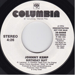 Johnny Kemp Birthday Suit USED VINYL 7INCH 45 RPM PROMO