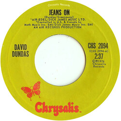 David Dundas Jeans On USED VINYL 7INCH 45 RPM SINGLE