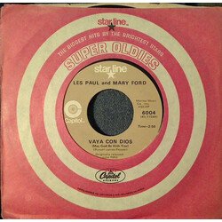 Les Paul & Mary Ford Vaya Con Dios / How High The Moon USED VINYL 7INCH 45 RPM SINGLE REISSUE