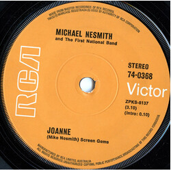 Michael Nesmith & The First National Band Joanne USED VINYL 7INCH 45 RPM SINGLE STEREO