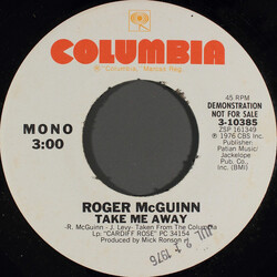 Roger McGuinn Take Me Away USED VINYL 7INCH 45 RPM PROMO STEREO MONO