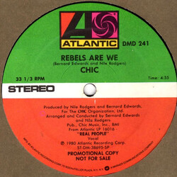 Chic Rebels Are We VINYL 12" USED