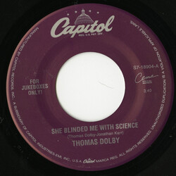 Thomas Dolby / Re-Flex (2) She Blinded Me With Science / The Politics Of Dancing USED VINYL 7INCH 45 RPM SINGLE JUKEBOX