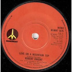 Robert Knight Love On A Mountain Top VINYL 7" USED