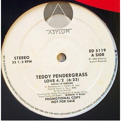Teddy Pendergrass Love 4/2 USED VINYL 12INCH 33 S RPM PROMO