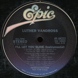 Luther Vandross I'll Let You Slide VINYL 12" USED