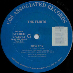 The Flirts New Toy USED VINYL 12INCH 33 S RPM