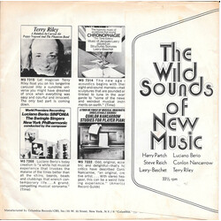 Various The Wild Sounds Of New Music USED VINYL 7INCH 33 S RPM EP COMPILATION PROMO STYRENE
