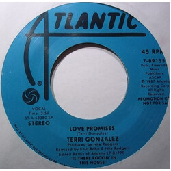 Terri Gonzalez Love Promises USED VINYL 7INCH SINGLE PROMO