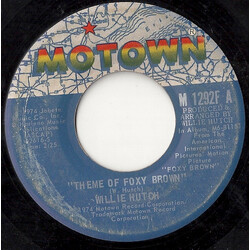 Willie Hutch Theme Of Foxy Brown USED VINYL 7INCH 45 RPM SINGLE